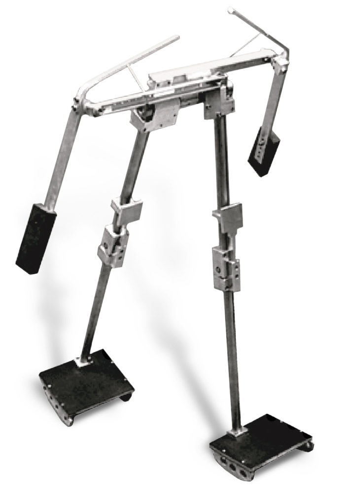 Walking machine with arms